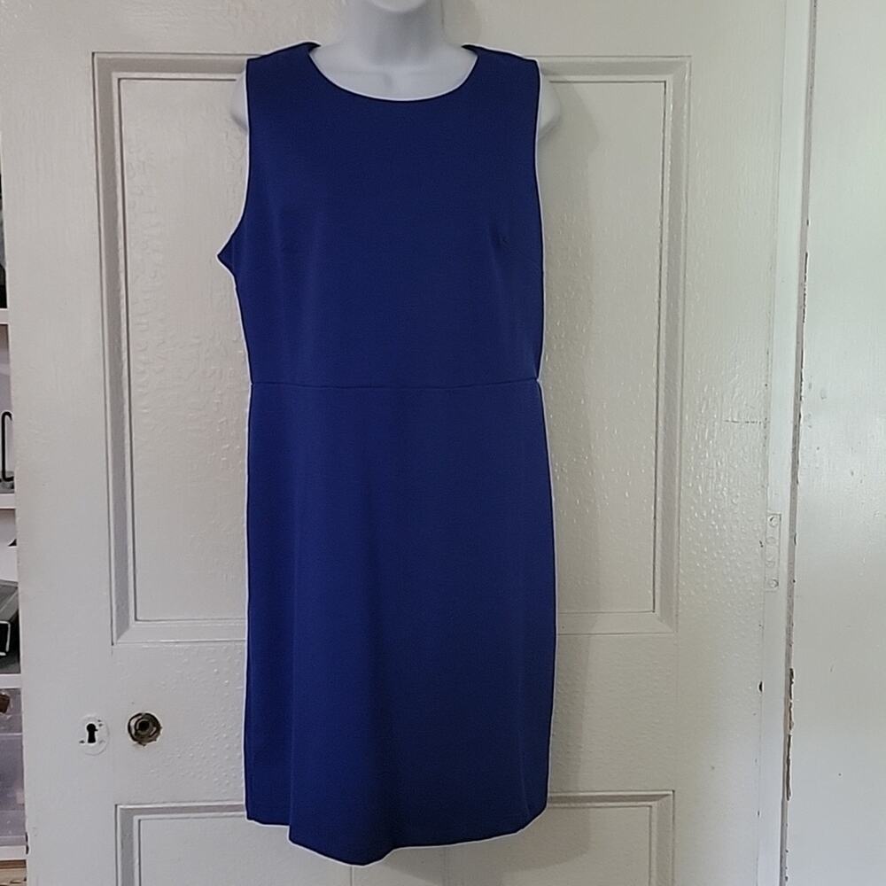 NWT Royal Blue Sleeveless Dress Sz L Old Navy